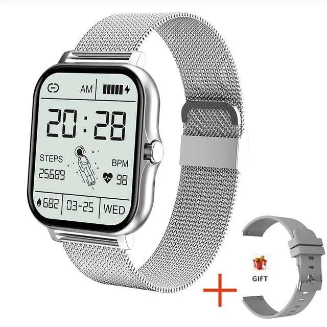 2025 Fitness Smartwatch with Bluetooth Call, Heart Rate Monitor and Waterproof