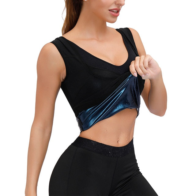 Neoprene Sweat Sauna Tank Top - Men's