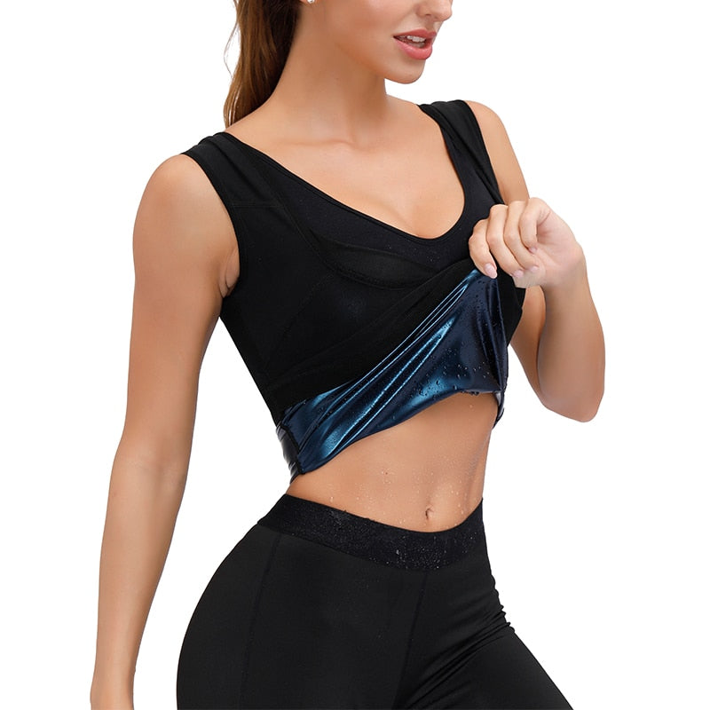 Neoprene Sweat Sauna Tank Top - Men's