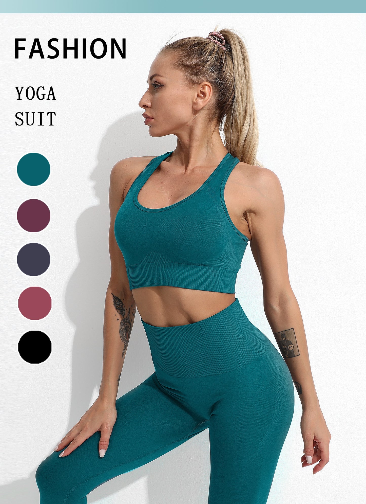 Seamless Yoga Set Fitness Clothing