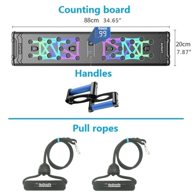 Counting Folding Push Up Board Multifunctional