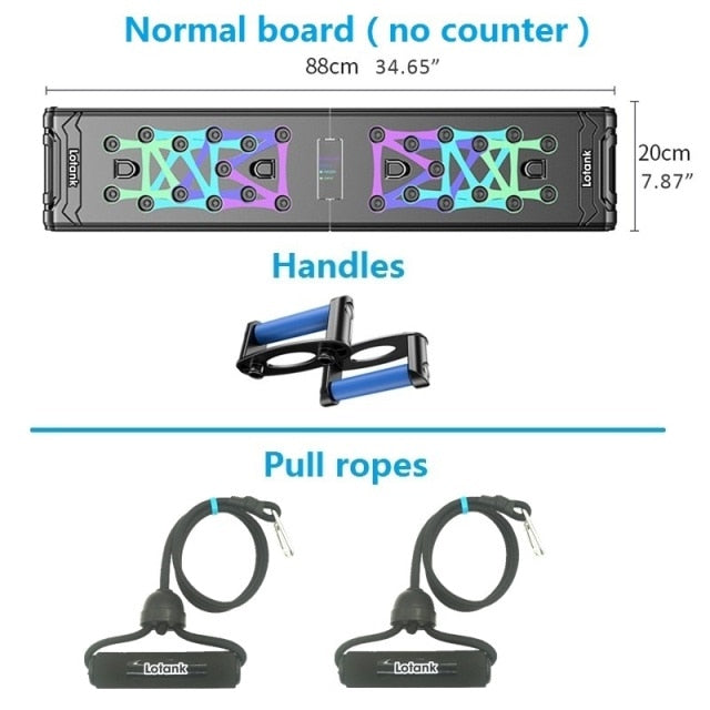 Counting Folding Push Up Board Multifunctional