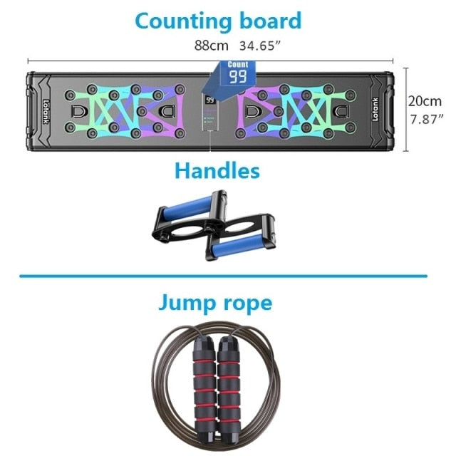 Counting Folding Push Up Board Multifunctional