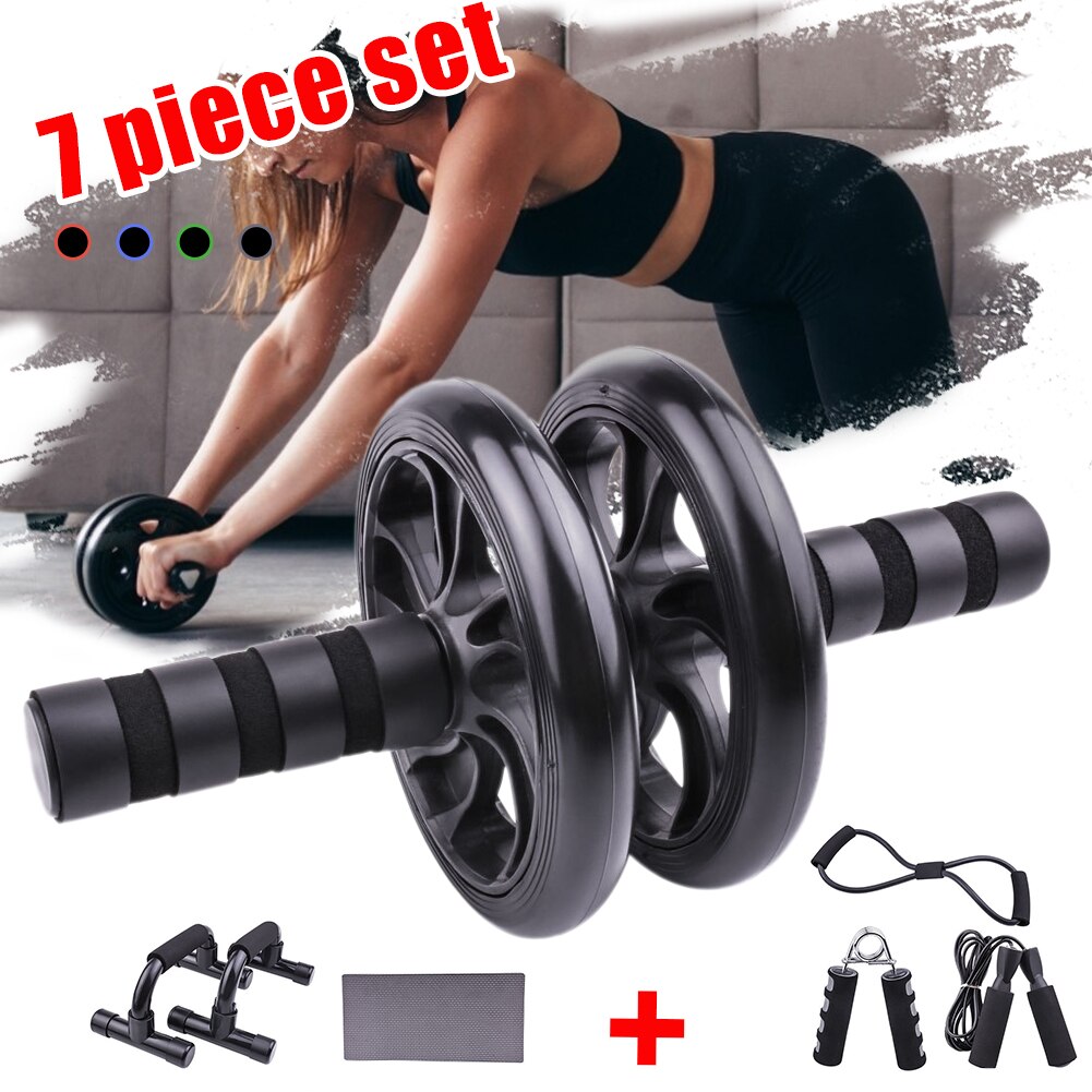 7PCS Ab Roller Set