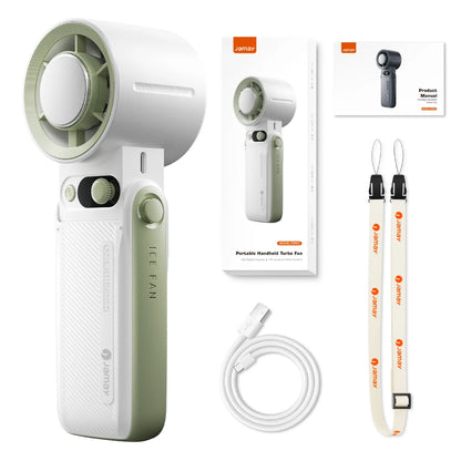 Rechargeable Handheld Fan, 199 Speeds and 6H Battery, Portable Mini Cooling Fan