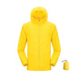 Men's and Women's Waterproof Hiking Jacket, Packable Windbreaker Rain Coat
