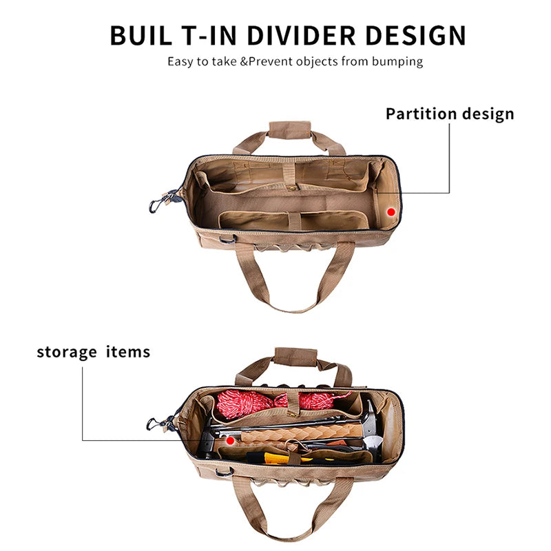 Large Capacity Portable Toenail Kit with Hanging Hook for Outdoor Camping