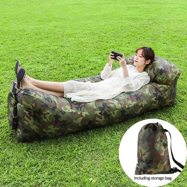 Fast Inflatable Air Sofa Bed for Beach, Camping, Festival and Outdoor Travel