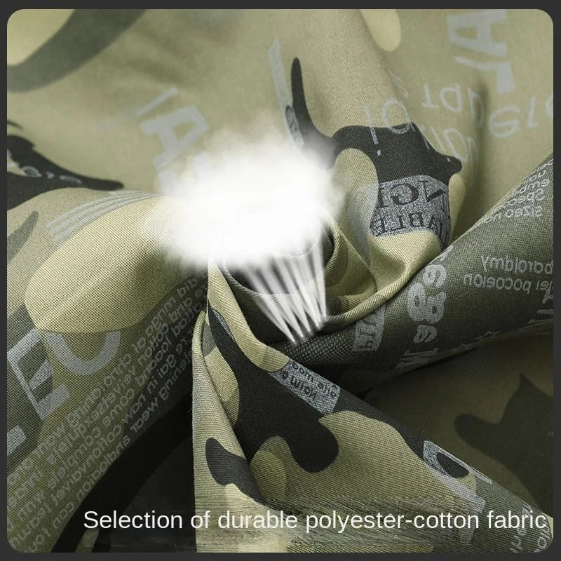 Men's Lightweight Camo Tactical Jacket with Multiple Pockets for Work & Outdoor Activities