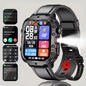 Tactical GPS Smartwatch with Bluetooth Calling, LED Flashlight & Fitness Tracker for Men