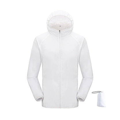 Men's and Women's Waterproof Hiking Jacket, Packable Windbreaker Rain Coat