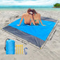 2x2.1m Waterproof Picnic and Camping Mat with Corner Pockets and Bag