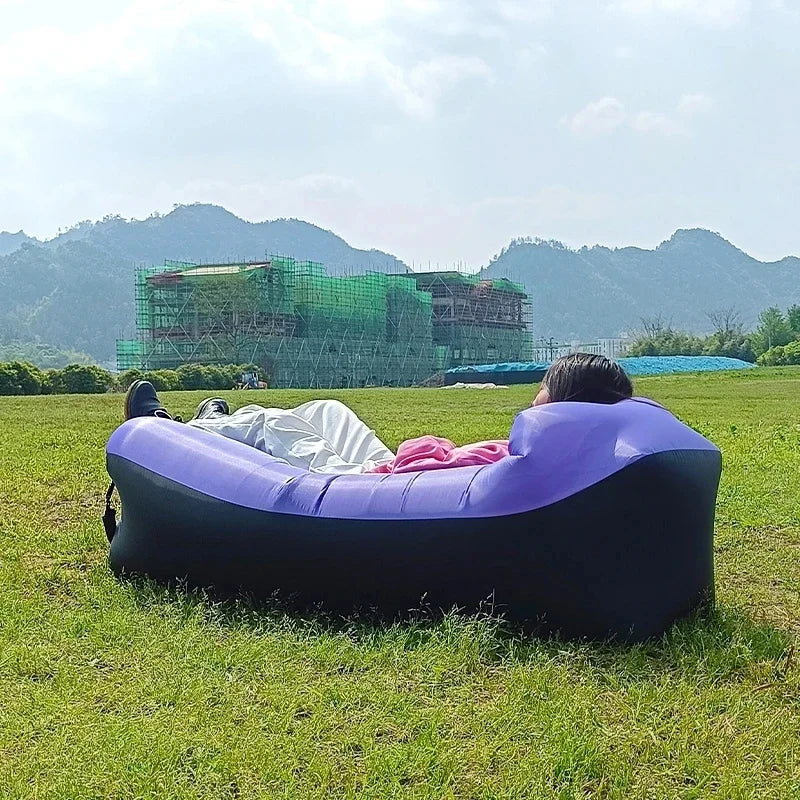 Fast Inflatable Air Sofa Bed for Beach, Camping, Festival and Outdoor Travel
