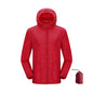 Men's and Women's Waterproof Hiking Jacket, Packable Windbreaker Rain Coat