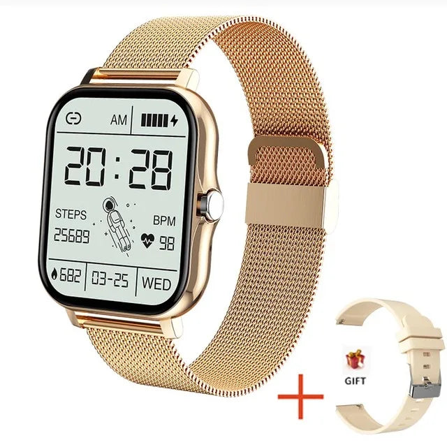 2025 Fitness Smartwatch with Bluetooth Call, Heart Rate Monitor and Waterproof