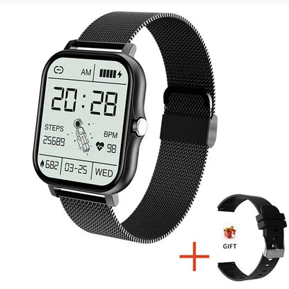 2025 Fitness Smartwatch with Bluetooth Call, Heart Rate Monitor and Waterproof
