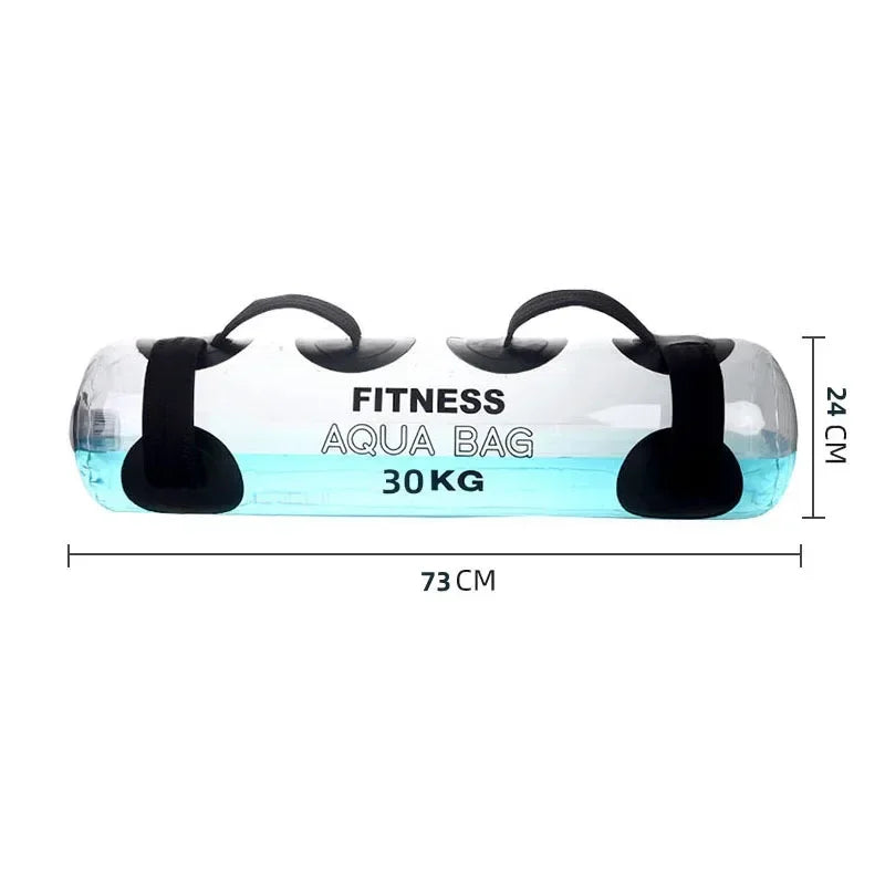Portable Water Weight Bag 5-30kg Adjustable Aqua Bag for Home Gym, Boxing & Strength Training
