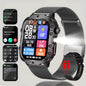 Tactical GPS Smartwatch with Bluetooth Calling, LED Flashlight & Fitness Tracker for Men