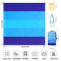 2x2.1m Waterproof Picnic and Camping Mat with Corner Pockets and Bag