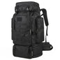 Large Capacity Hiking Backpack Outdoor Camping Rucksack Canvas Trekking Backpack
