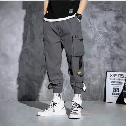 Men's Loose Fit Cargo Workwear Pants Spring Summer Casual Streetwear Joggers