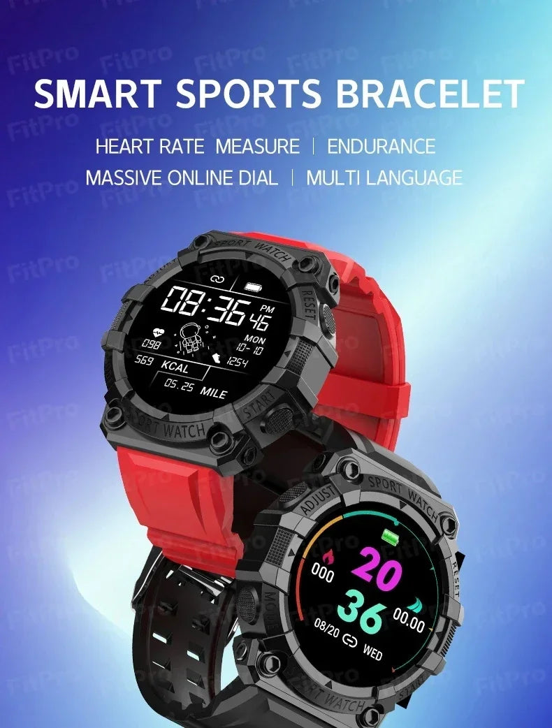Smart Watch for Men Women, IP67 Waterproof Fitness Tracker with Heart Rate Monitor