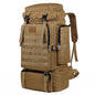 Large Capacity Hiking Backpack Outdoor Camping Rucksack Canvas Trekking Backpack