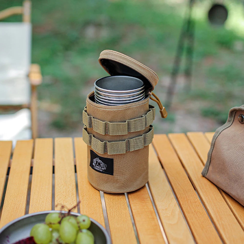 Portable Camping Gear Bag with Hanging Hooks, Lightweight Storage Organizer