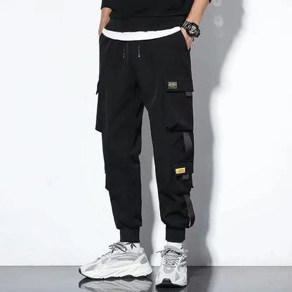 Men's Loose Fit Cargo Workwear Pants Spring Summer Casual Streetwear Joggers