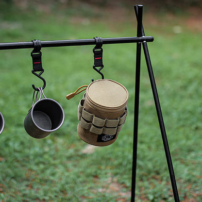 Portable Camping Gear Bag with Hanging Hooks, Lightweight Storage Organizer