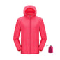 Men's and Women's Waterproof Hiking Jacket, Packable Windbreaker Rain Coat