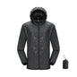 Men's and Women's Waterproof Hiking Jacket, Packable Windbreaker Rain Coat