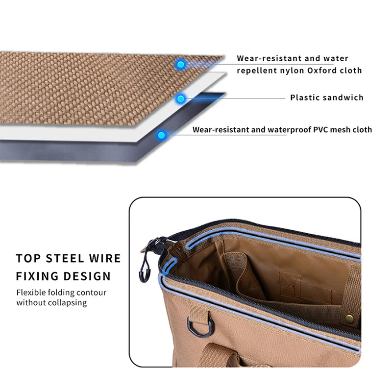 Large Capacity Portable Toenail Kit with Hanging Hook for Outdoor Camping