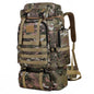 Large Capacity Hiking Backpack Outdoor Camping Rucksack Canvas Trekking Backpack
