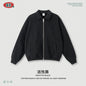 Men's Vintage Workwear Jacket 2025 Old Money Style Turn Down Collar Sweatshirt