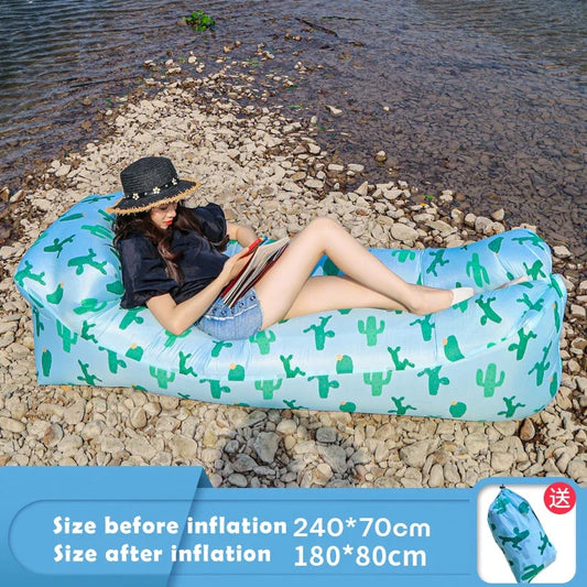Fast Inflatable Air Sofa Bed for Beach, Camping, Festival and Outdoor Travel