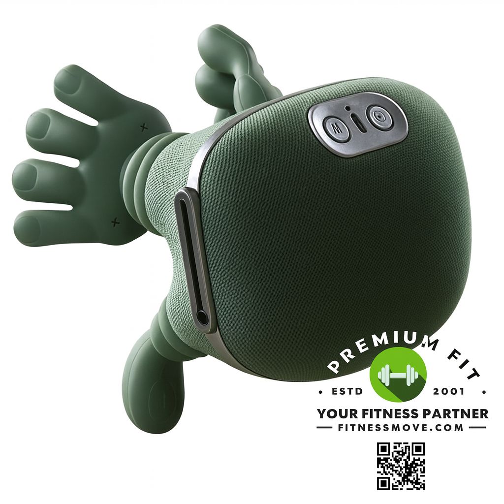 4D Neck and Back Massager Electric Deep Tissue Percussion Massage Gun for Pain Relief