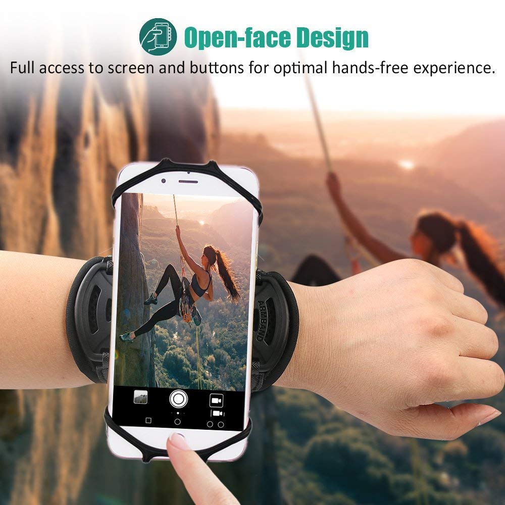 Wristband Phone Holder for iPhone/Samsung/Huawe Running  Universal
