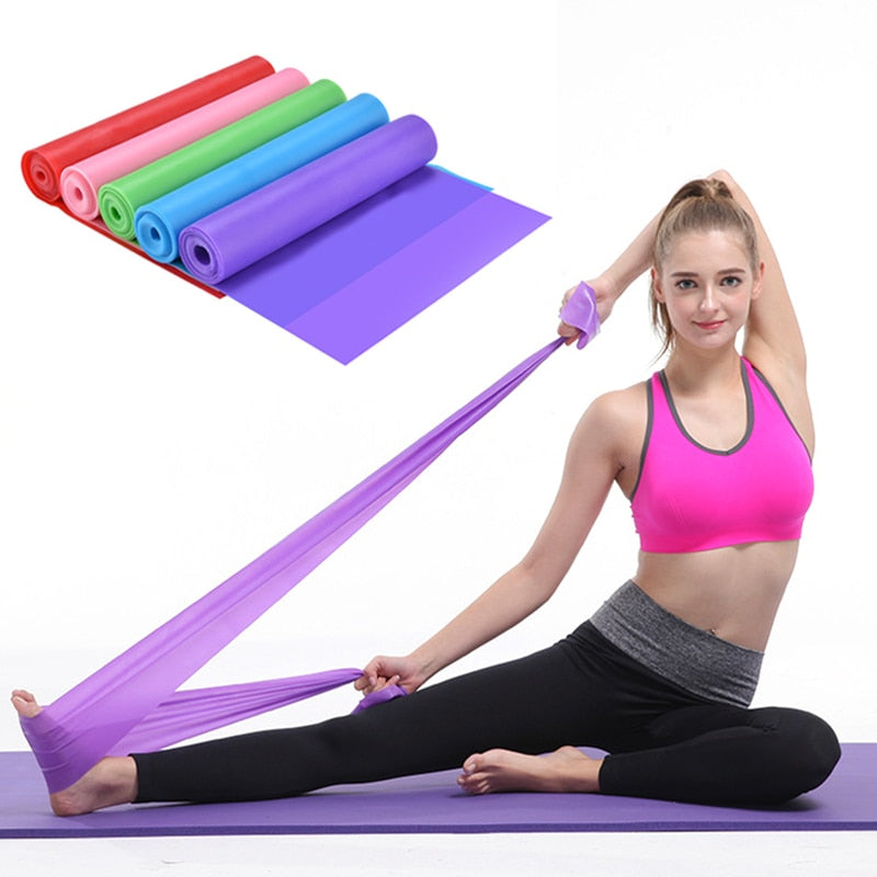 Yoga Elastic Bands Pilates Stretch Resistance