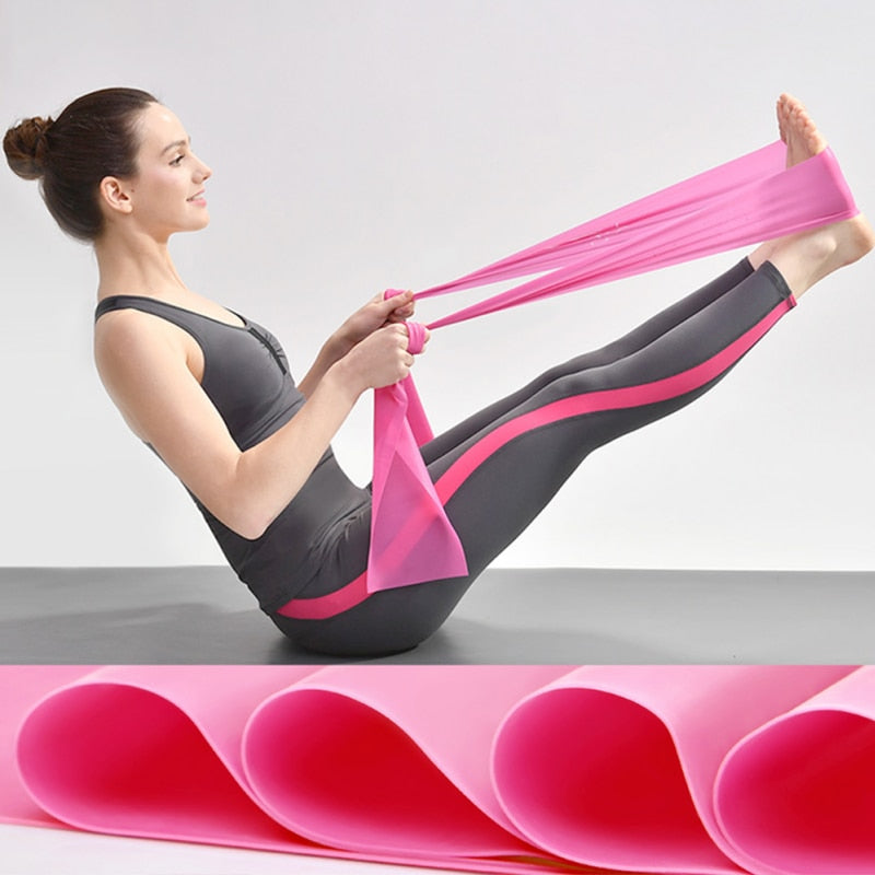 Yoga Elastic Bands Pilates Stretch Resistance