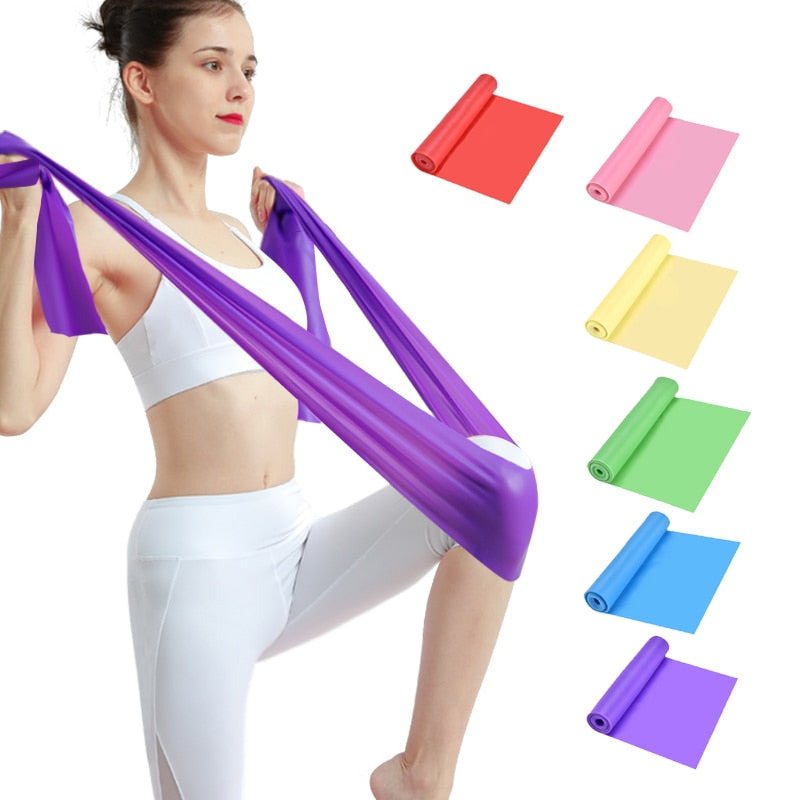 Yoga Elastic Bands Pilates Stretch Resistance