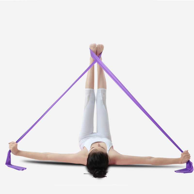 Yoga Elastic Bands Pilates Stretch Resistance