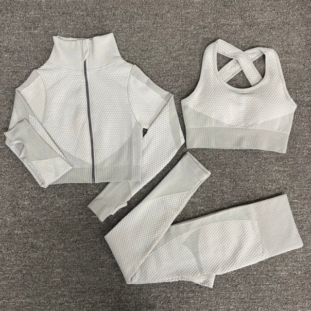 Seamless Yoga Set Fitness Clothing - 2/3PCS