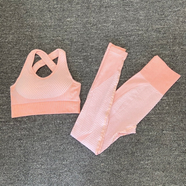 Seamless Yoga Set Fitness Clothing - 2/3PCS