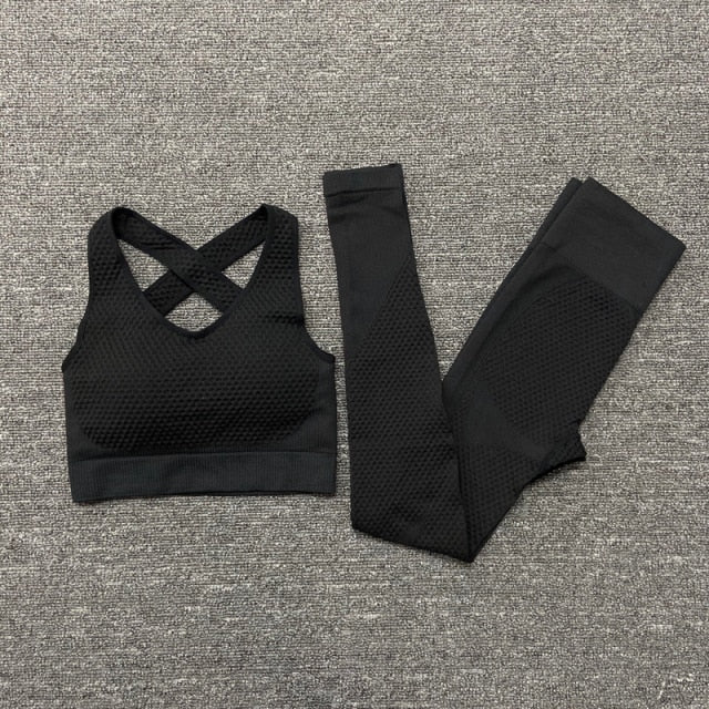 Seamless Yoga Set Fitness Clothing - 2/3PCS