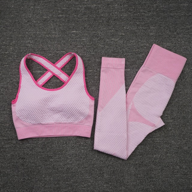 Seamless Yoga Set Fitness Clothing - 2/3PCS