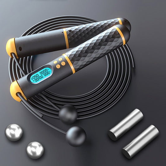 Smart Cordless 2-in-1 Fitness Skipping Rope with Digital Counter and LCD Display