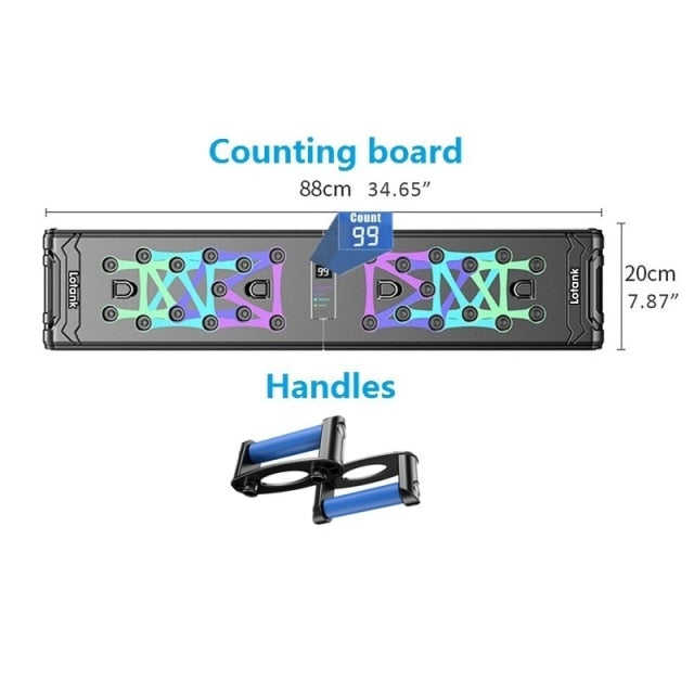 Counting Folding Push Up Board Multifunctional