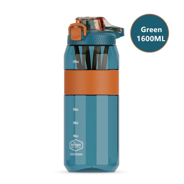 Water Bottle Tritan  With Straw Eco-Friendly - 750ml/1000ml/1600ml