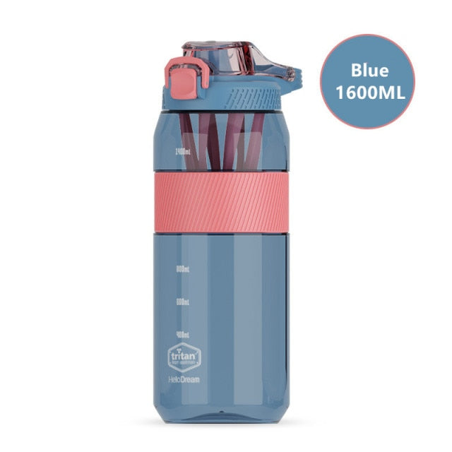 Water Bottle Tritan  With Straw Eco-Friendly - 750ml/1000ml/1600ml